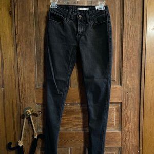 Levi's Womens Black Skinny Jeans | Size 27 Juniors